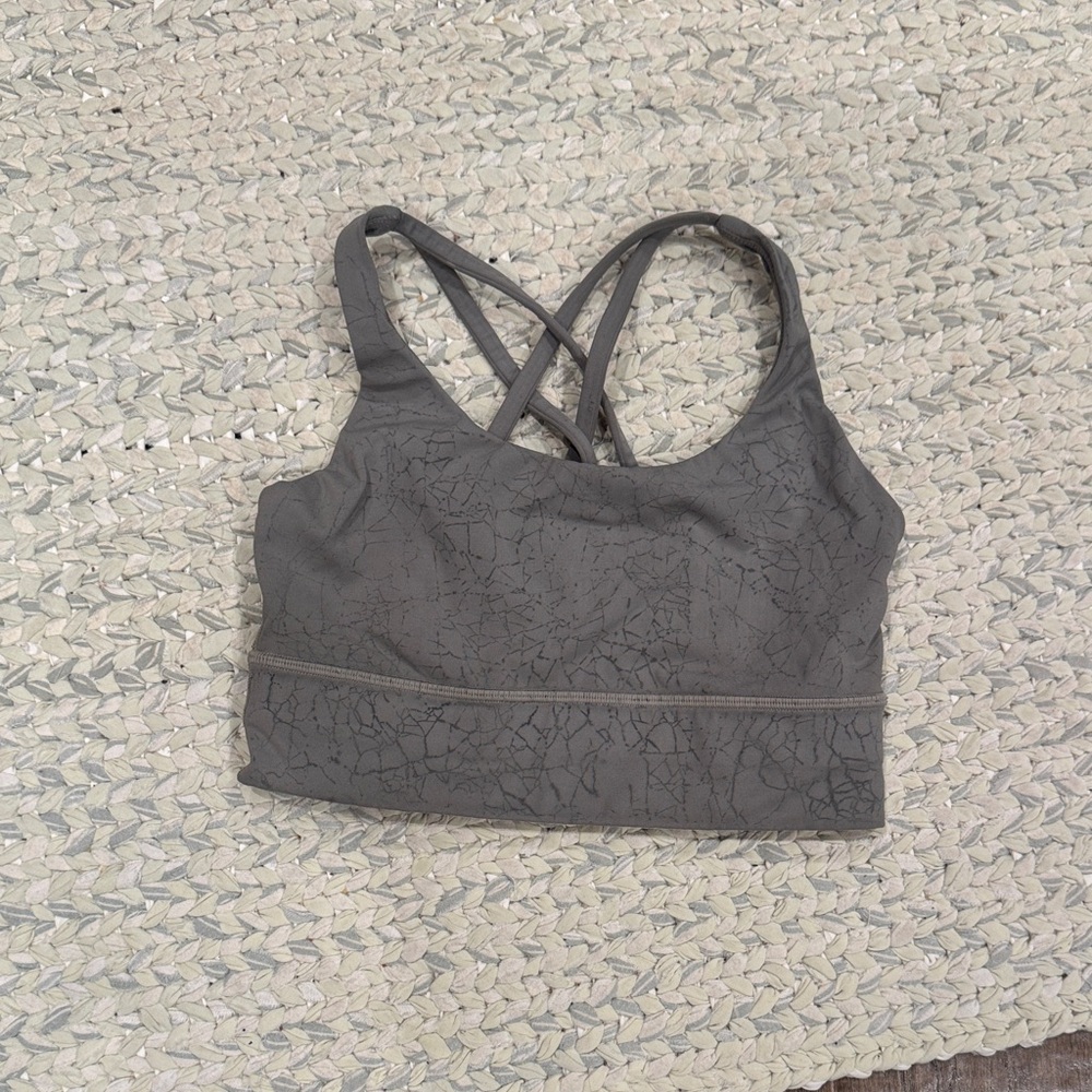 Lululemon‎ Athletica Charcoal Sports Bra